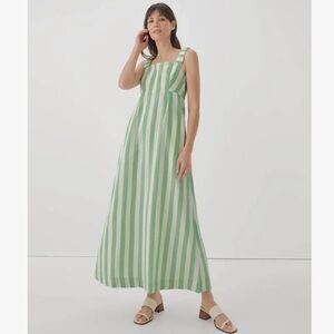 NWT Pact Canopy organic cotton linen blend summer dress size xs-s